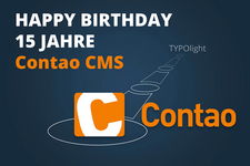 Happy Birthday - 15 Jahre Contao CMS