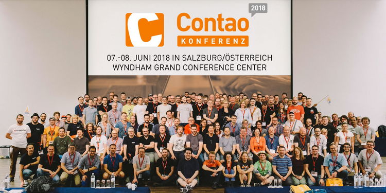 Gruppenbild zur Contao Konferenz 2018